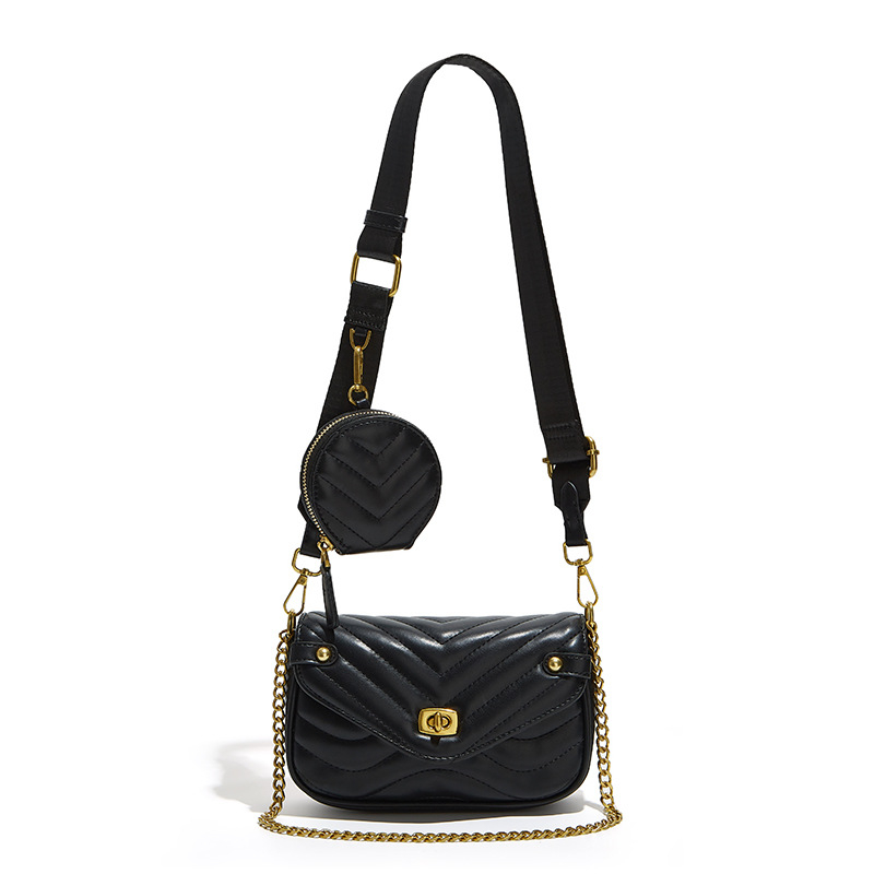 ANNMUU crossbody torba | PU materijal, vodoravni kvadratni oblik, preklopno otvaranje, unutarnji pretinci: džep sa zipom, džep za telefon, džep za ID, poliester podstava