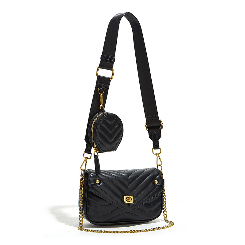 ANNMUU crossbody torba | PU materijal, vodoravni kvadratni oblik, preklopno otvaranje, unutarnji pretinci: džep sa zipom, džep za telefon, džep za ID, poliester podstava