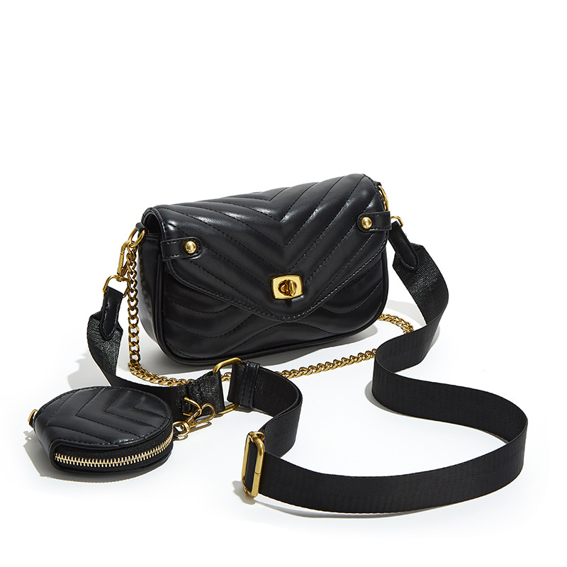 ANNMUU crossbody torba | PU materijal, vodoravni kvadratni oblik, preklopno otvaranje, unutarnji pretinci: džep sa zipom, džep za telefon, džep za ID, poliester podstava