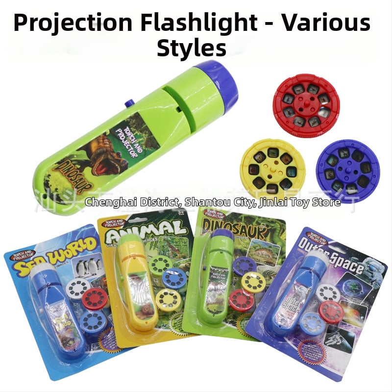 Laste projektorivalgus – hariv mänguasi motiivprojektsioonidega öölugude jaoks, plastikust, mitteelektriline, sobib 4–6-aastastele