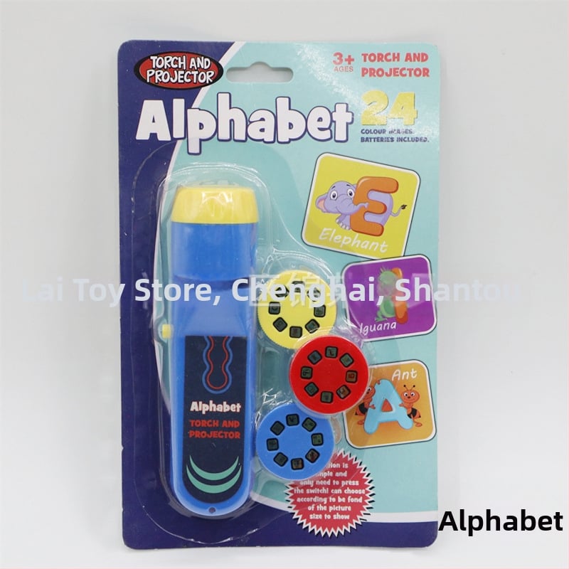 Laste projektorivalgus – hariv mänguasi motiivprojektsioonidega öölugude jaoks, plastikust, mitteelektriline, sobib 4–6-aastastele