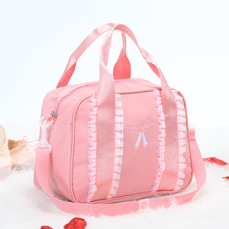 Детска чанта за танци за момичета Jingyue, Oxford плат, дишаща, водоустойчива, износоустойчива и антикрадба, с извита презрамка