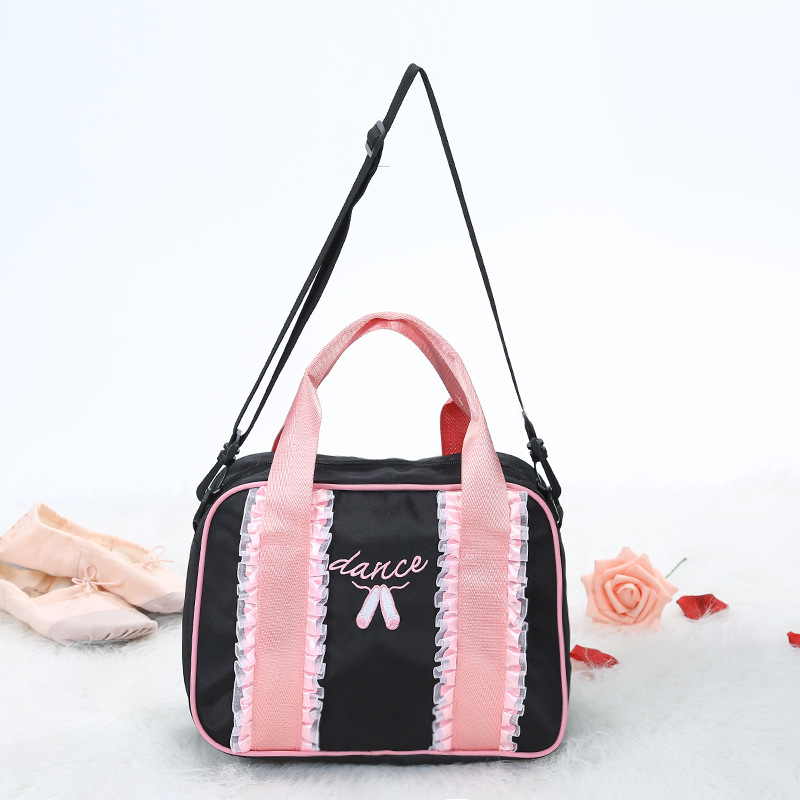 Детска чанта за танци за момичета Jingyue, Oxford плат, дишаща, водоустойчива, износоустойчива и антикрадба, с извита презрамка