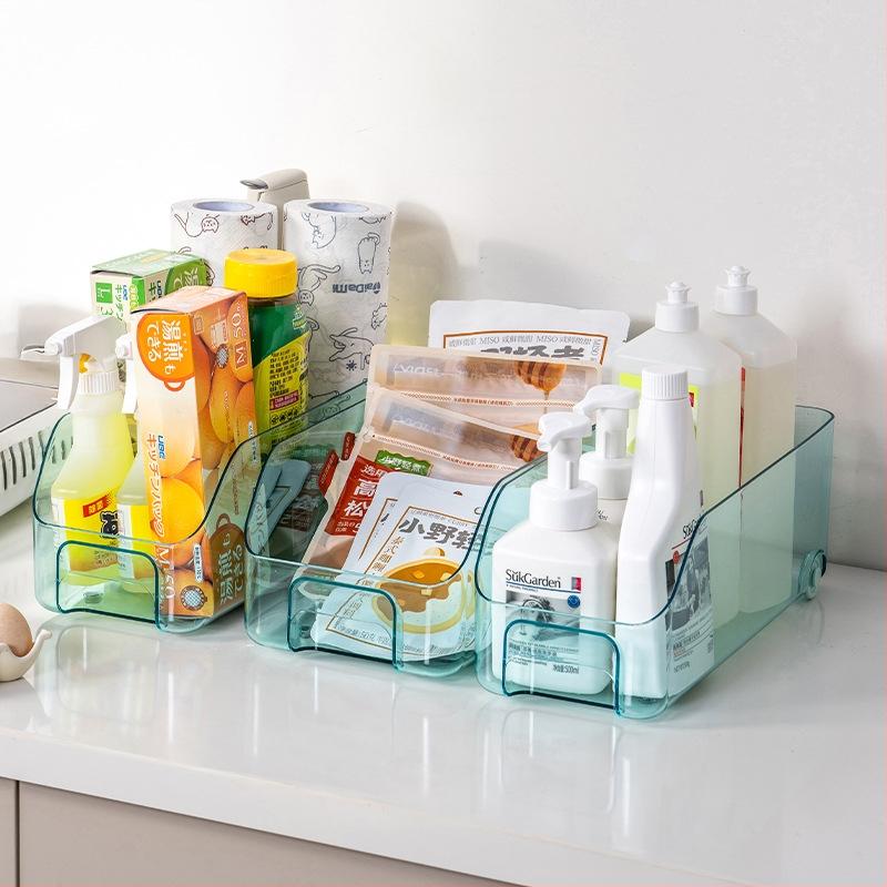 Cutie de depozitare pentru frigider — design modern minimalist; plastic alimentar transparent; etanșare pentru prospețime; potrivită pentru depozitarea legumelor și ouălor; marca Yimijia