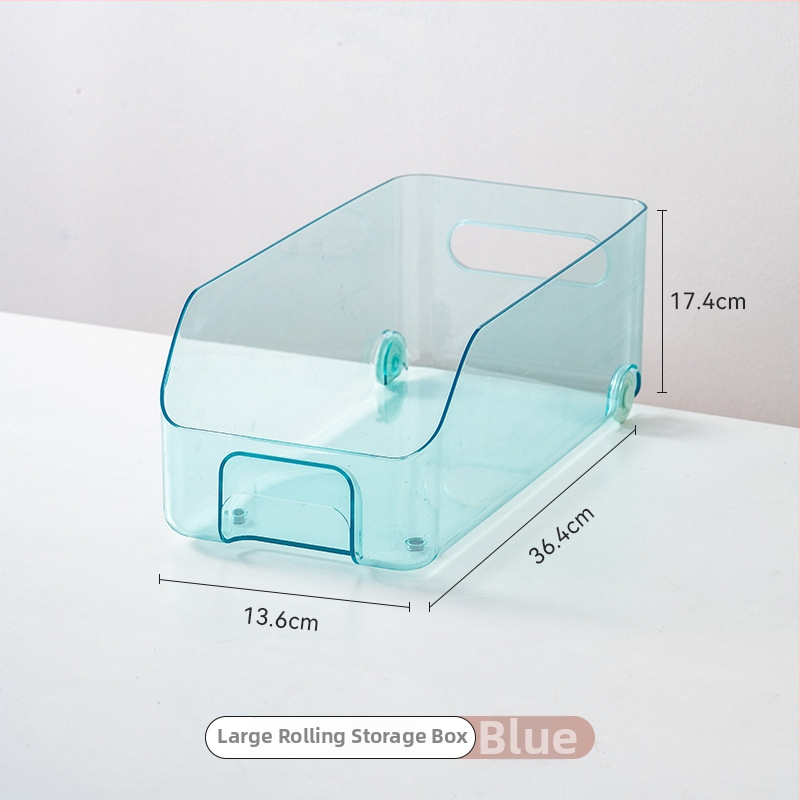 Cutie de depozitare pentru frigider — design modern minimalist; plastic alimentar transparent; etanșare pentru prospețime; potrivită pentru depozitarea legumelor și ouălor; marca Yimijia