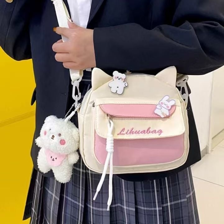 Djevojčicama namijenjena torba, novi stil, slatka mini ruksak i crossbody torba