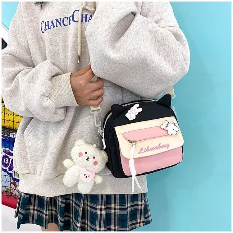 Djevojčicama namijenjena torba, novi stil, slatka mini ruksak i crossbody torba