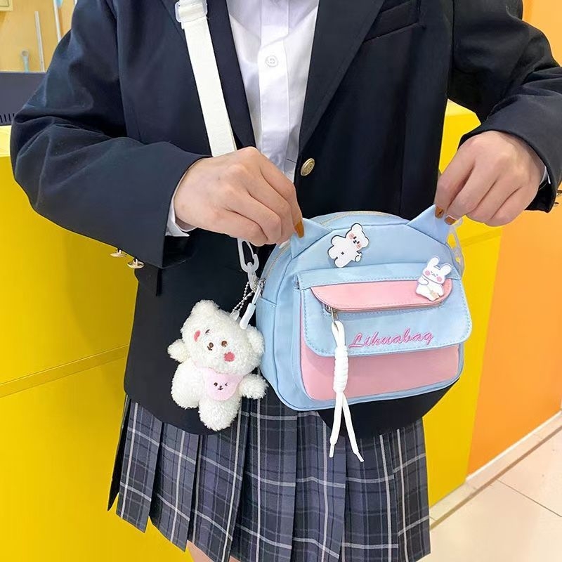 Djevojčicama namijenjena torba, novi stil, slatka mini ruksak i crossbody torba