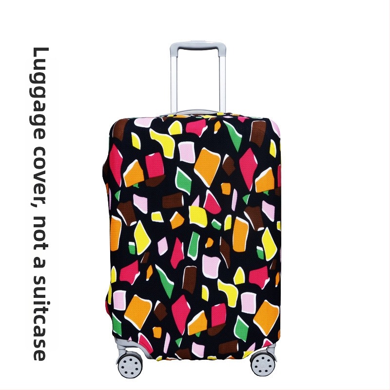 Ochranný obal na batožinu s elastickým srdcovým dizajnom – polyester, značka ODBIC, licencovateľná súkromná značka, doplnky na batožinu