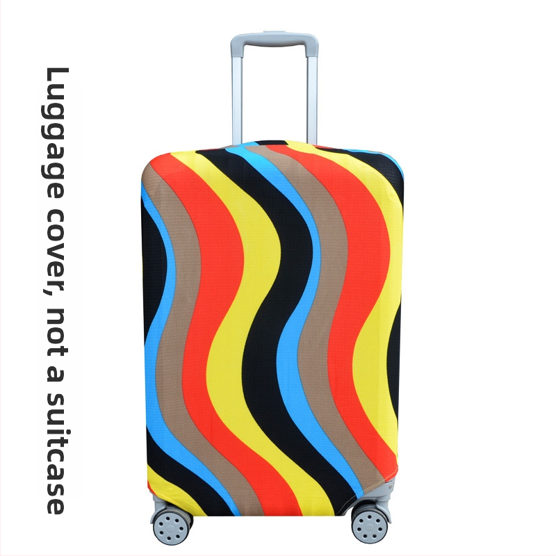 Ochranný obal na batožinu s elastickým srdcovým dizajnom – polyester, značka ODBIC, licencovateľná súkromná značka, doplnky na batožinu