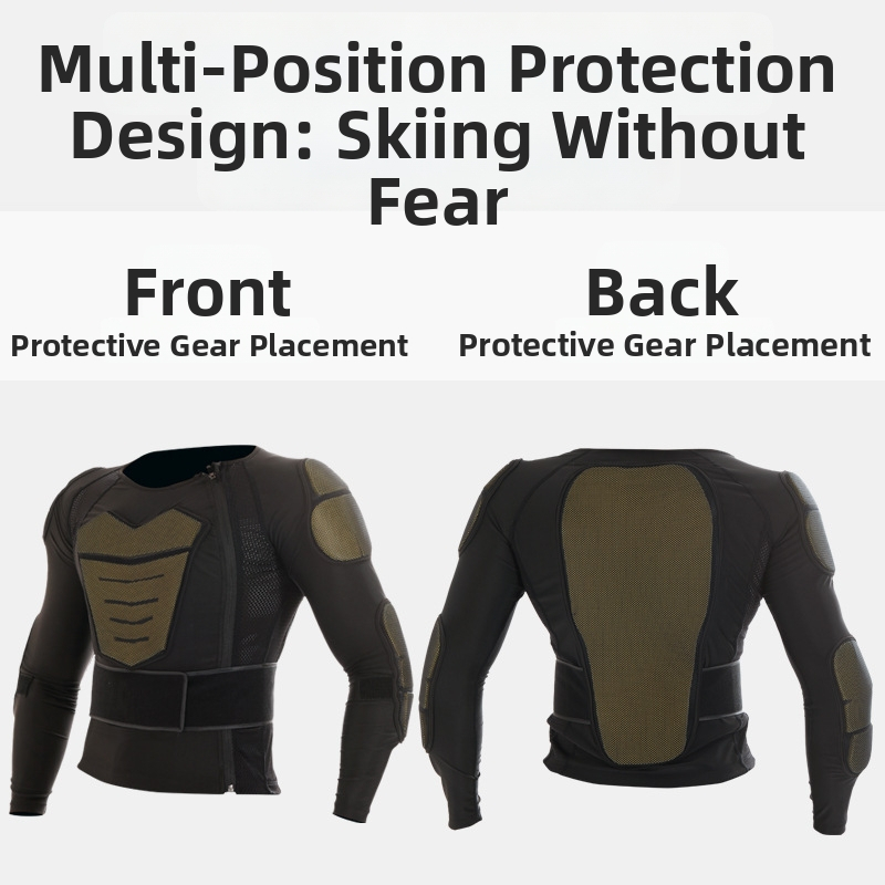 Športová ochranná zbroj s Lycra EVA materiálom, ramenná ochrana a bedrová ochrana, bez značky