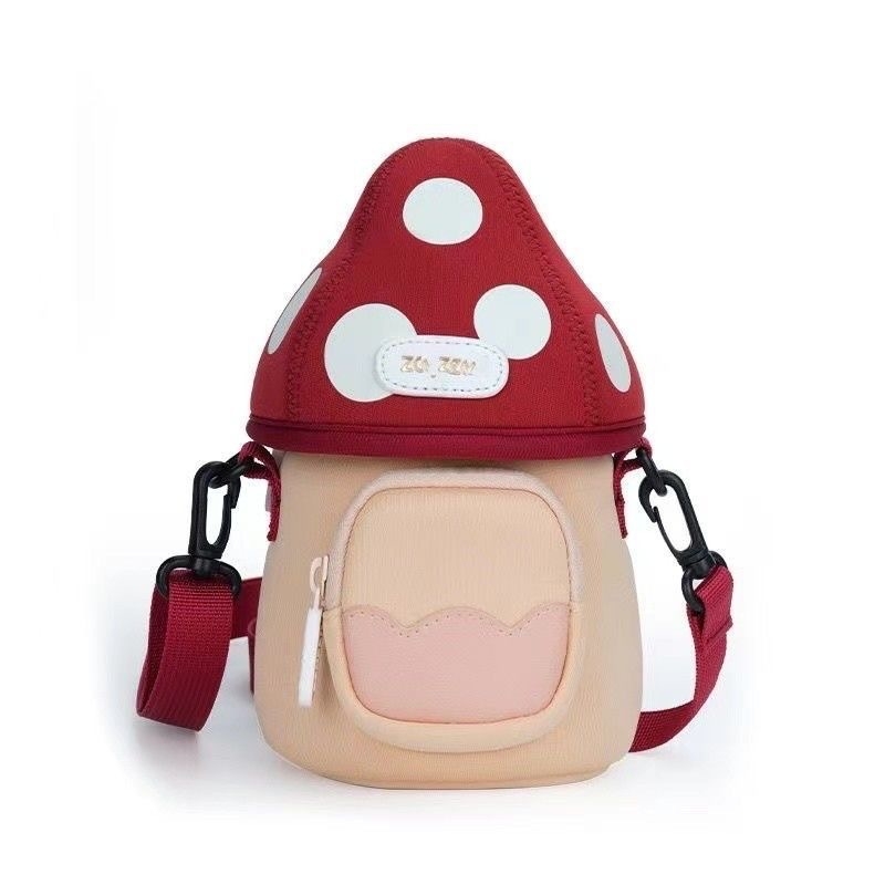 Dječja nosiva crossbody torba za dječake i djevojčice — PU materijal, poliester podstava, uzorak krajolika, dječji i slatki stil, prozračni dizajn