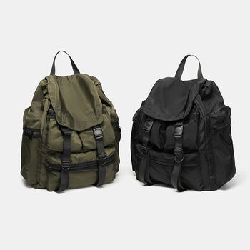 Torba s vrpcama u street stilu, funkcionalan dizajn, kapacitet 20–35 L, najlon materijal, prozračna i vodootporna, kompatibilna s 10-inčnim prijenosnim računalom, unisex putna torba, JUST A MAN