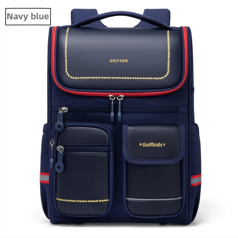 GOLF Ghiozdan școlar pentru copii - Capacitate mare, Rezistent la apă, Suport ergonomic pentru coloană, Compartimente multiple, Unisex