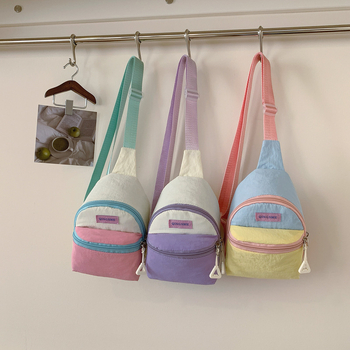 Unisex παιδικό crossbody τσαντάκι, υπερ-ελαφρύ από νάιλον, διαπνέον, επένδυση πολυεστέρα, κατάλληλο για νηπιαγωγείο