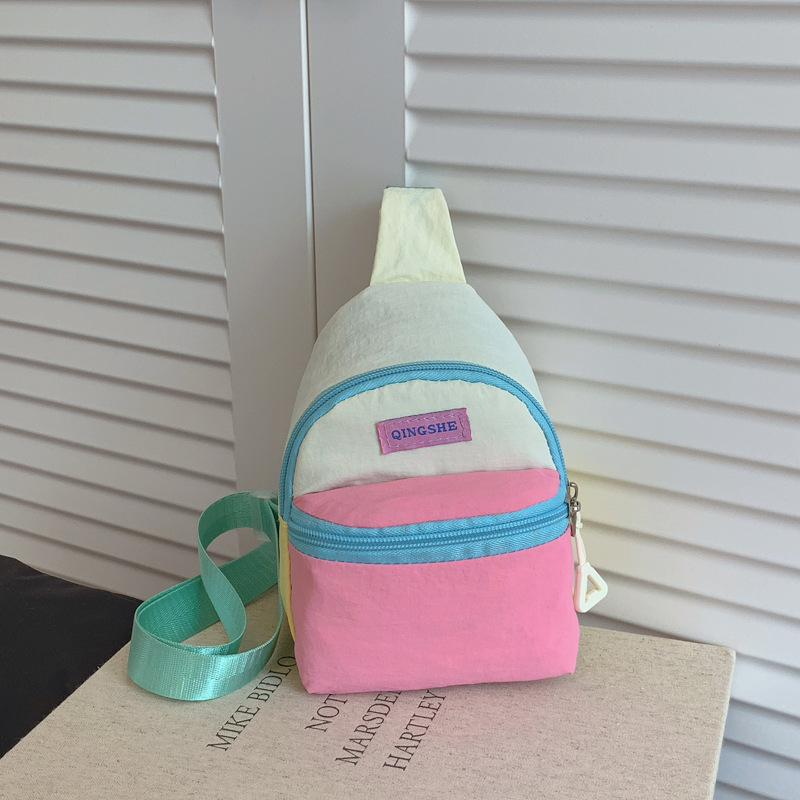Unisex παιδικό crossbody τσαντάκι, υπερ-ελαφρύ από νάιλον, διαπνέον, επένδυση πολυεστέρα, κατάλληλο για νηπιαγωγείο
