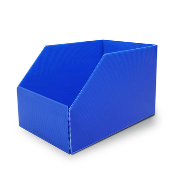 Cutie de depozitare din PP cu placă goală, design pliabil în unghi, impermeabilă și rezistentă la umezeală, 3 mm grosime a peretelui, turnare prin injecție, personalizabilă