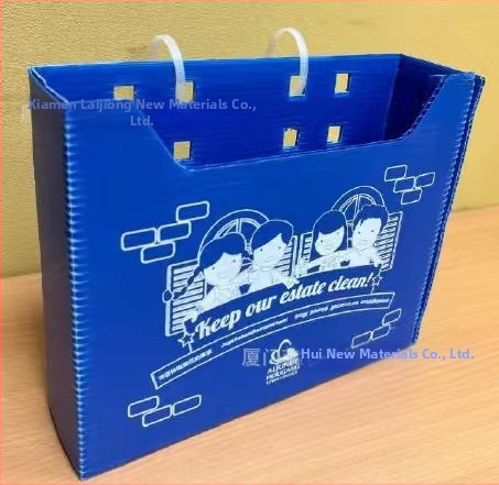 Cutie de depozitare din PP cu placă goală, design pliabil în unghi, impermeabilă și rezistentă la umezeală, 3 mm grosime a peretelui, turnare prin injecție, personalizabilă