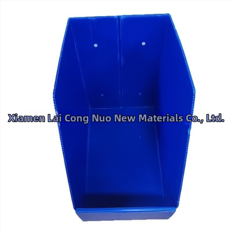 Cutie de depozitare din PP cu placă goală, design pliabil în unghi, impermeabilă și rezistentă la umezeală, 3 mm grosime a peretelui, turnare prin injecție, personalizabilă