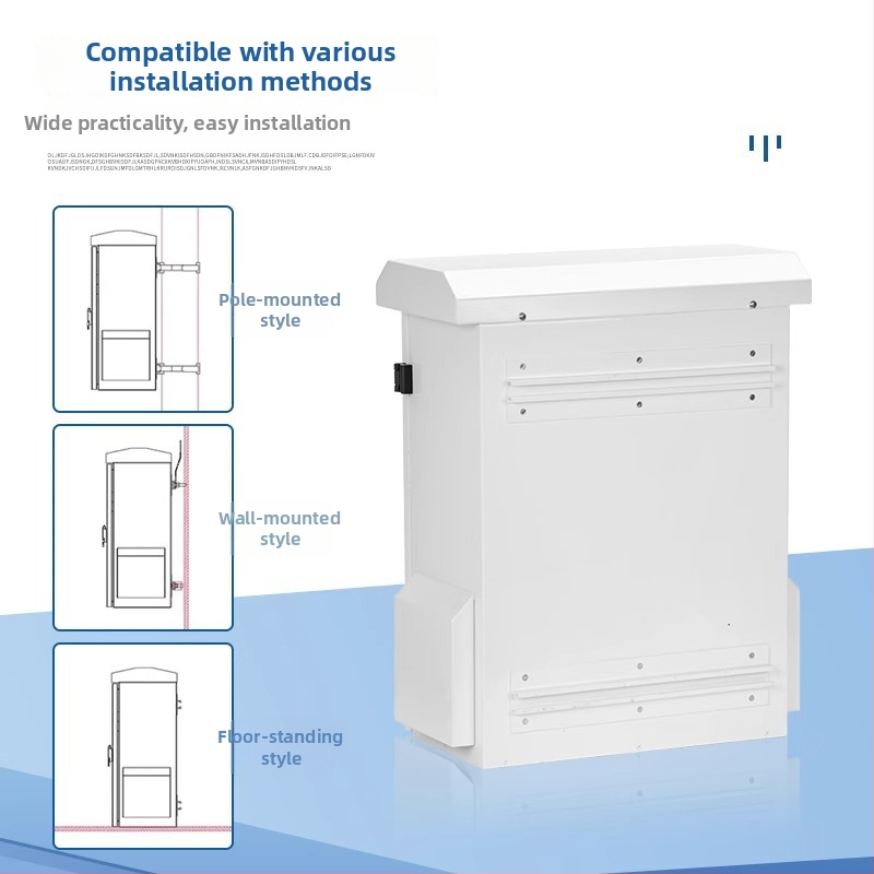 Vonkajšia monitorovacia skrinka z nerezovej ocele, vodotesná, na stenu pre video dohľad