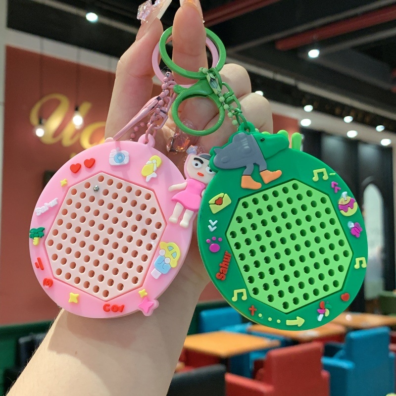 Kameng Breloc Caricatură, Placă Magnetică PVC cu Bilute pentru Desen, Ambalaj Individual