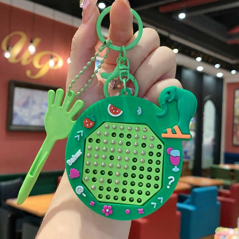 Kameng Breloc Caricatură, Placă Magnetică PVC cu Bilute pentru Desen, Ambalaj Individual