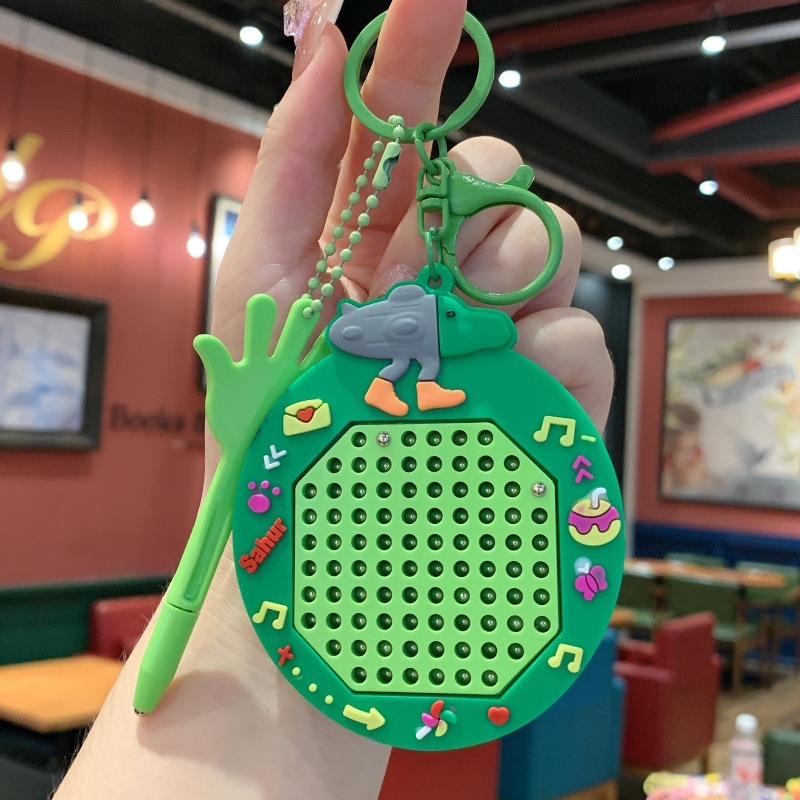 Kameng Breloc Caricatură, Placă Magnetică PVC cu Bilute pentru Desen, Ambalaj Individual