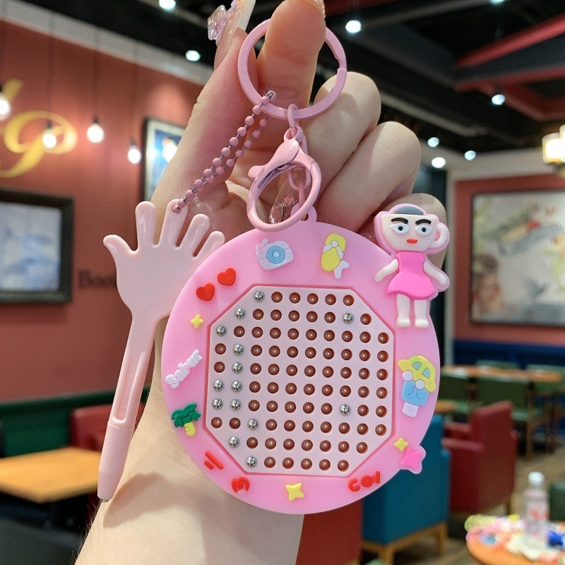 Kameng Breloc Caricatură, Placă Magnetică PVC cu Bilute pentru Desen, Ambalaj Individual