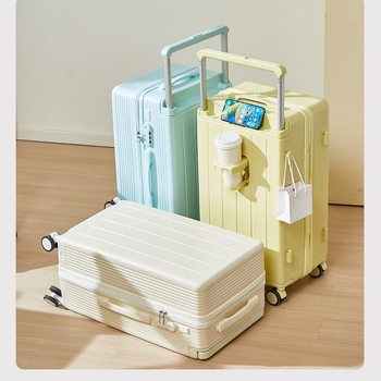 Putna torba s univerzalnim kotačićima, ABS+PC materijal, zatvarač, teleskopska ručka, običan kombinacijski zaključak