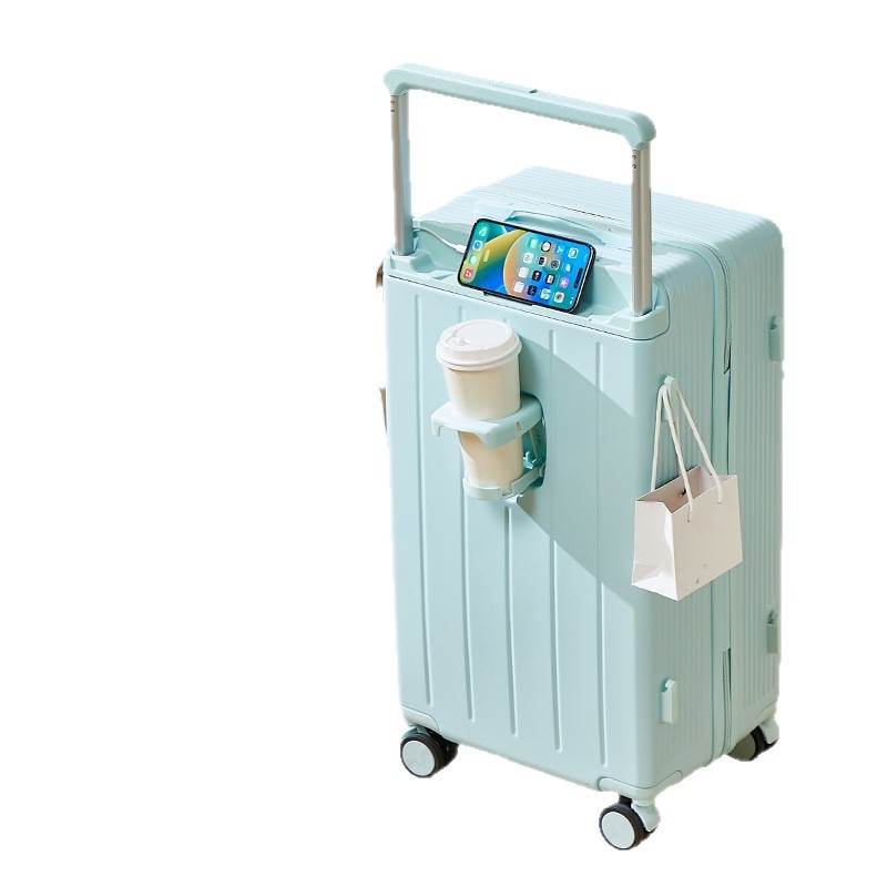 Putna torba s univerzalnim kotačićima, ABS+PC materijal, zatvarač, teleskopska ručka, običan kombinacijski zaključak