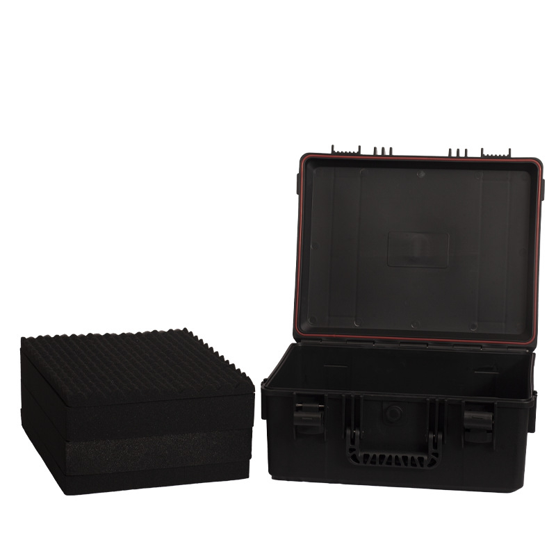 Prijenosna plastična kutija za instrumente, vodootporna i otporna na vlagu, kutija za pohranu instrumenata s trostranom zaštitom
