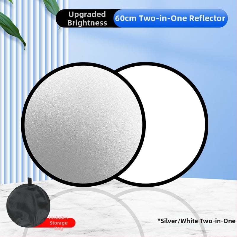 Рефлектор за фотография, пет в едно, кръгъл сгъваем портативен за вътрешна и външна употреба, модел Combination, тегло 0.2 кг