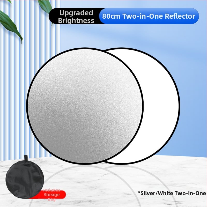 Рефлектор за фотография, пет в едно, кръгъл сгъваем портативен за вътрешна и външна употреба, модел Combination, тегло 0.2 кг
