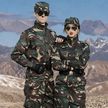 Камуфлажно работно облекло за мъже, антизамърсяване и дезинфекция, пролет, налично на склад