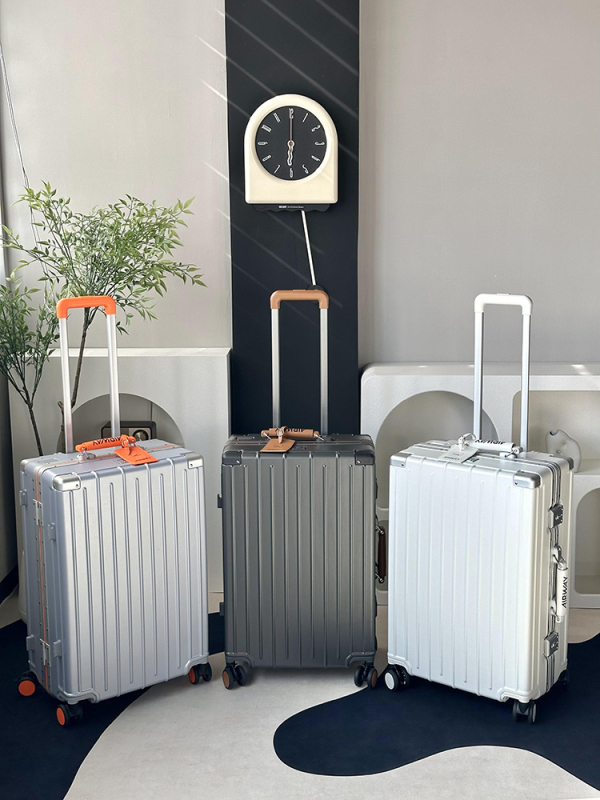 Airway valiză multifuncțională cu cadru din aluminiu, carcasă PC, încuietoare TSA cu combinație, roți universale, impermeabilă, ultra-ușoară, capacitate mare
