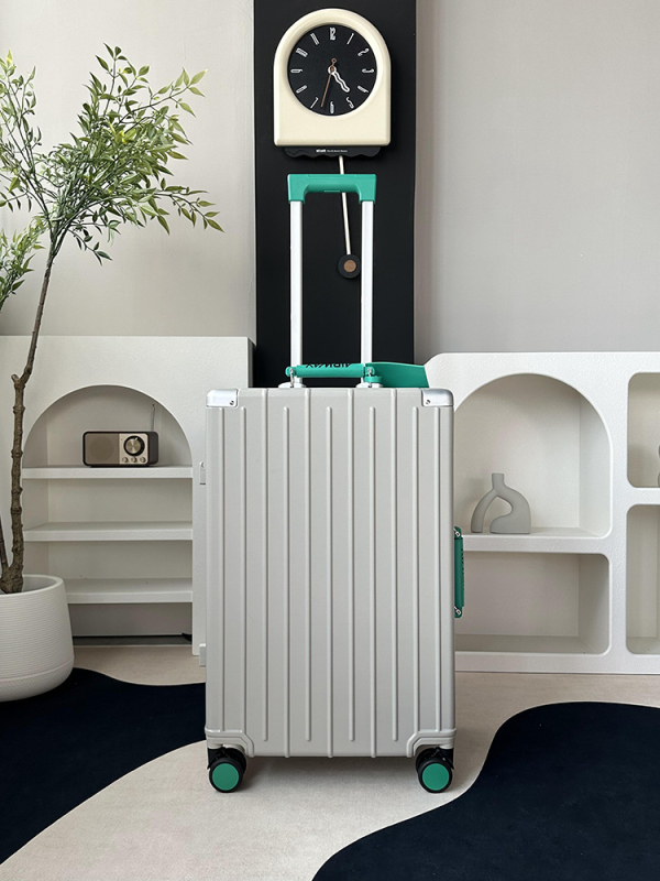 Airway valiză multifuncțională cu cadru din aluminiu, carcasă PC, încuietoare TSA cu combinație, roți universale, impermeabilă, ultra-ușoară, capacitate mare