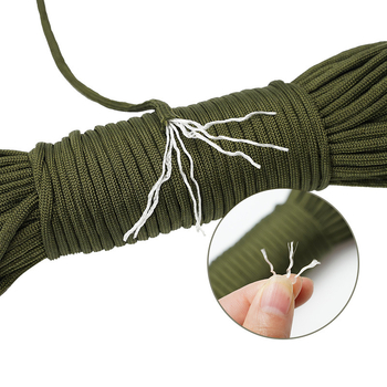 Sfoară pentru umbrelă, 4 mm, șapte fire, poliester, 31 m în pachet, pentru camping în aer liber