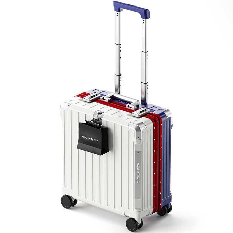 Journey 18-inčni mali kofer za ručnu prtljagu, unisex, TSA kombinirani lokot, PC kućište, otporan na habanje i krađu, okretni kotači, minimalistički i luksuzan stil za poslovna putovanja, 3.68 kg