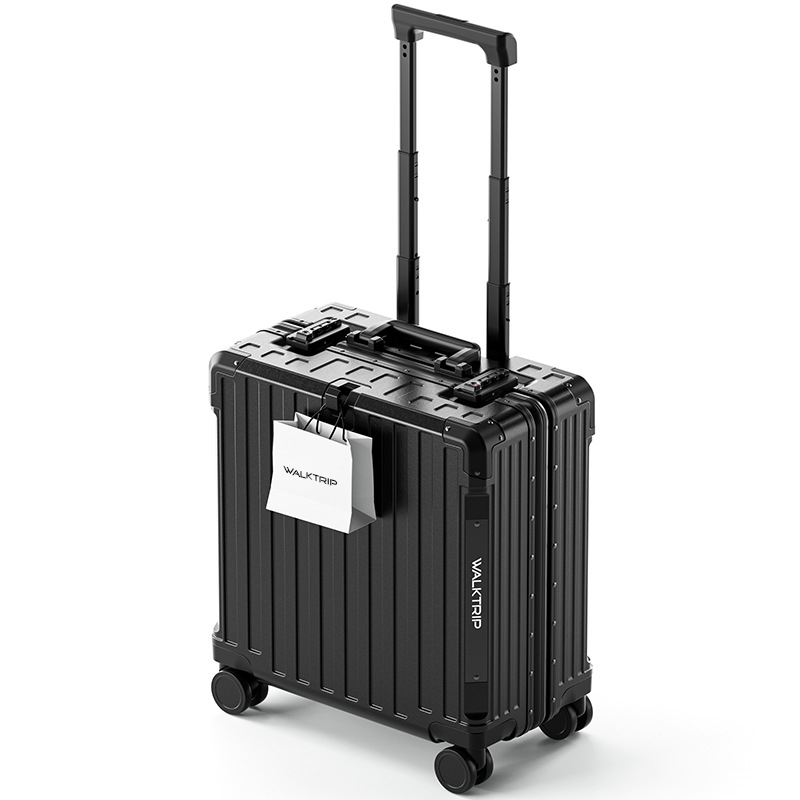 Journey 18-inčni mali kofer za ručnu prtljagu, unisex, TSA kombinirani lokot, PC kućište, otporan na habanje i krađu, okretni kotači, minimalistički i luksuzan stil za poslovna putovanja, 3.68 kg