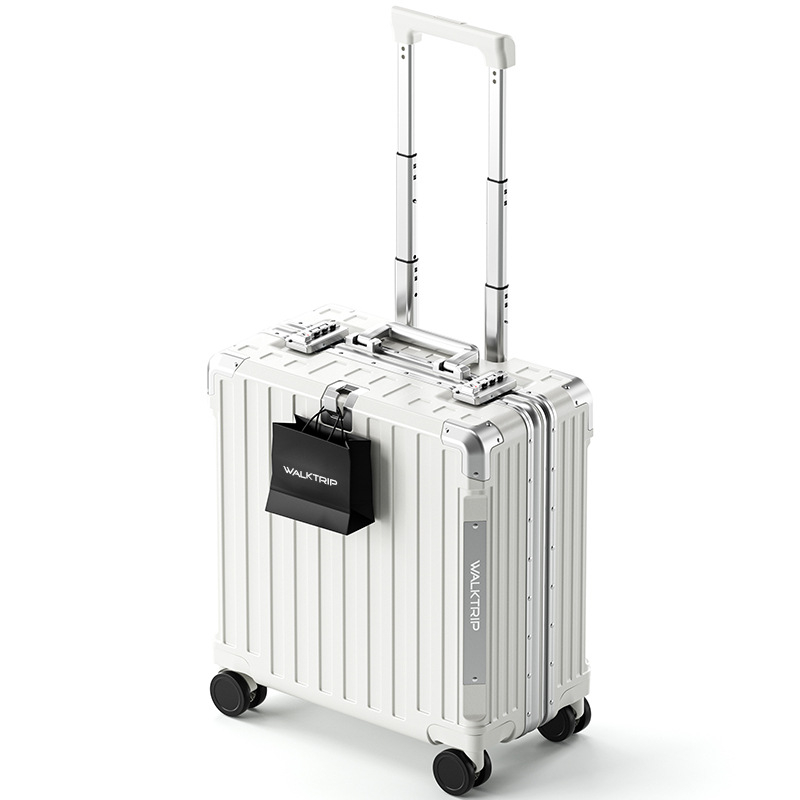 Journey 18-inčni mali kofer za ručnu prtljagu, unisex, TSA kombinirani lokot, PC kućište, otporan na habanje i krađu, okretni kotači, minimalistički i luksuzan stil za poslovna putovanja, 3.68 kg