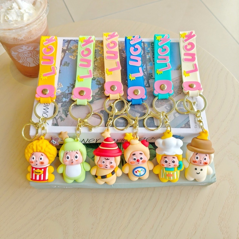 BRELOC – stil desen animat, figurină PVC, model Cute Star Man, Extreme Creation