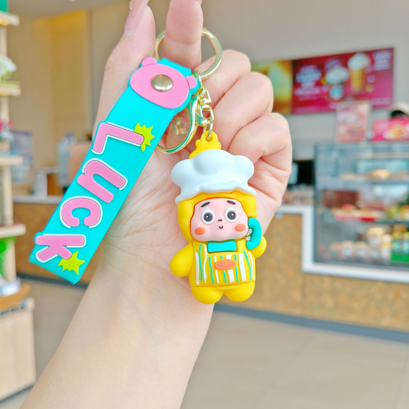 BRELOC – stil desen animat, figurină PVC, model Cute Star Man, Extreme Creation