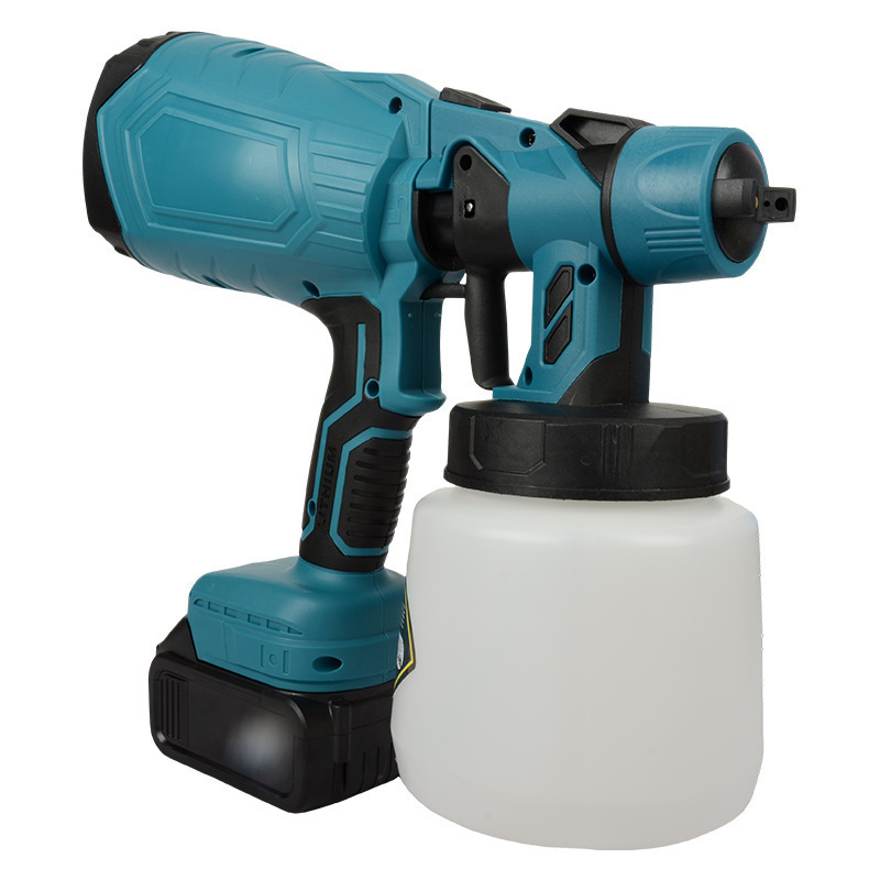 Pistolă electrică de pulverizare cu baterie litiu reîncărcabilă, debit reglabil și recipient de pulverizare cu capacitate mare (Domeniu de utilizare: vopsire și udarea plantelor; Brand privat autorizat)