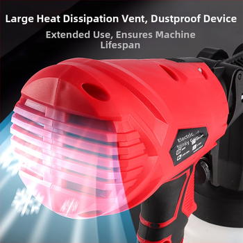 Električna sprej pištolj s integriranim sustavom bojenja za emulziju boje, 220V napajanje iz mreže, model SH-DDPQ-A