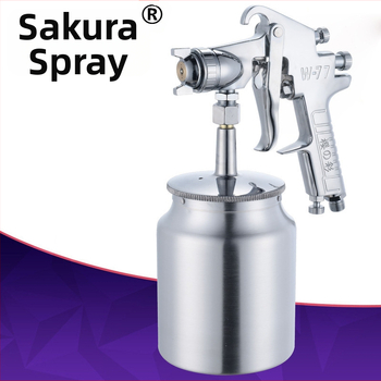 Sakura Color pneumatický postrekovač farieb, vysoká atomizácia, maximálny výstupný tlak 200 Pa, vhodný pre automobily, nábytok, kované železo a čalúnenie.