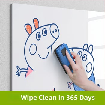 Detská jednostranná tabuľa na stenu – PET rám, PET panel, Little ruishi, Špecifikácia 1