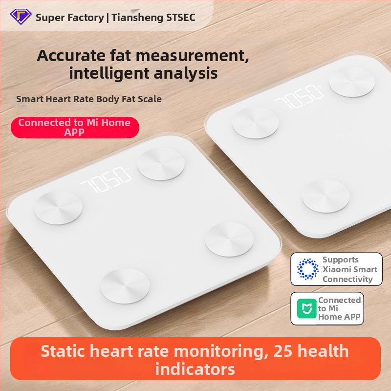 Váha na telesnú kompozíciu s Bluetooth, dobíjateľná, 4 vysoko presné senzory, meria telesný tuk a telesnú vodu, rozsah váhy 0,2–180 kg