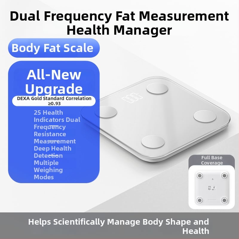 Váha na telesnú kompozíciu s Bluetooth, dobíjateľná, 4 vysoko presné senzory, meria telesný tuk a telesnú vodu, rozsah váhy 0,2–180 kg