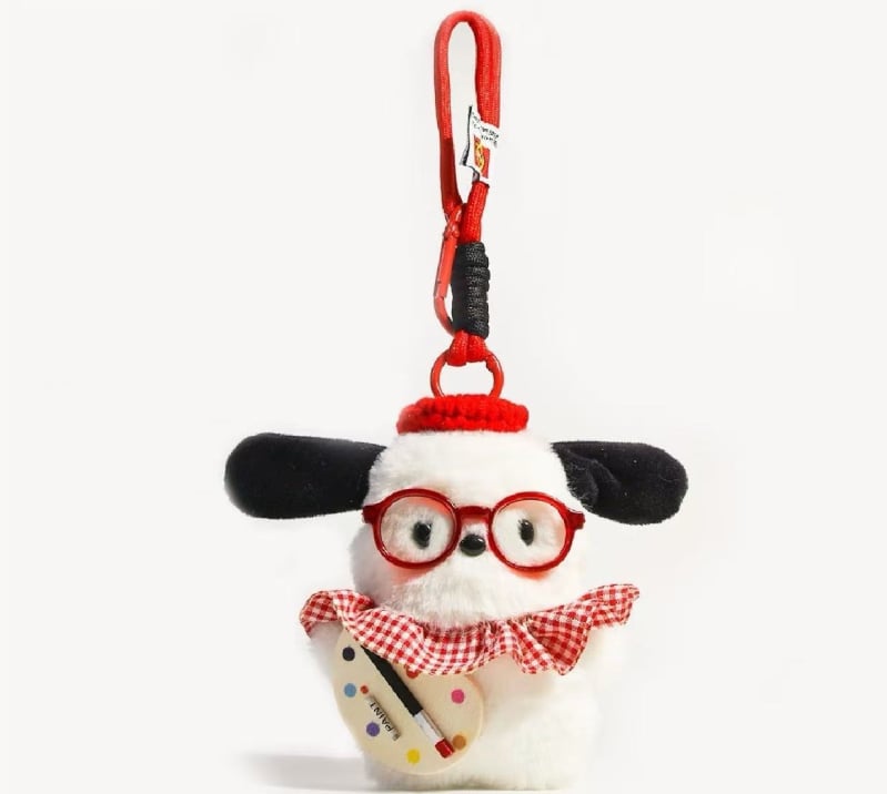 Pandantiv plușat pentru geantă – stil desen animat, lucrat manual, modele ursuleți și alte animale mici, toamnă 2025