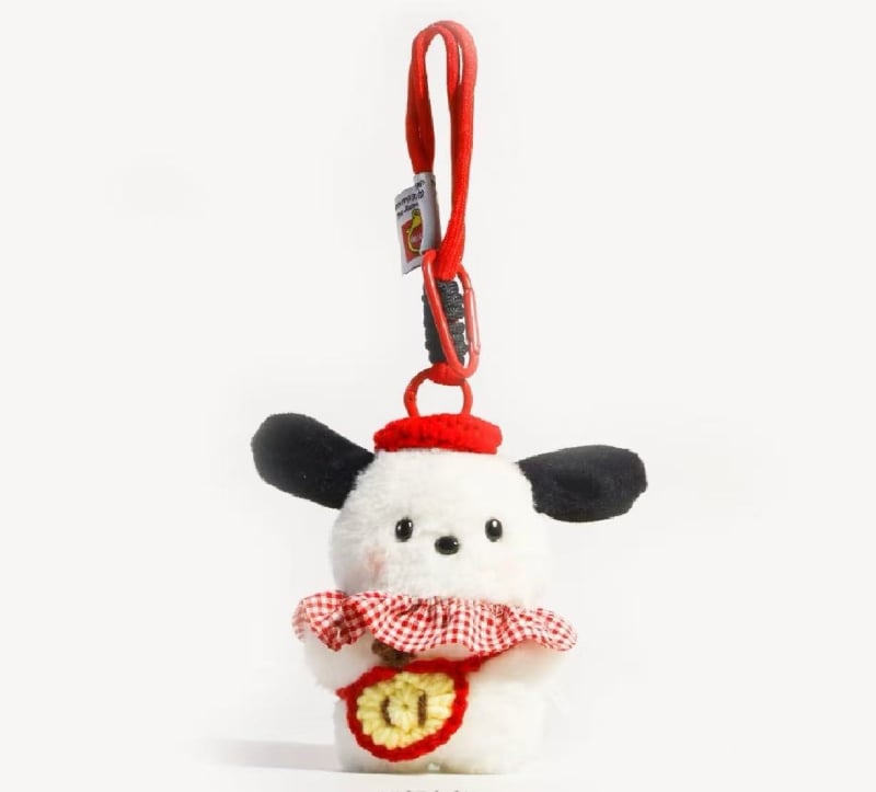 Pandantiv plușat pentru geantă – stil desen animat, lucrat manual, modele ursuleți și alte animale mici, toamnă 2025